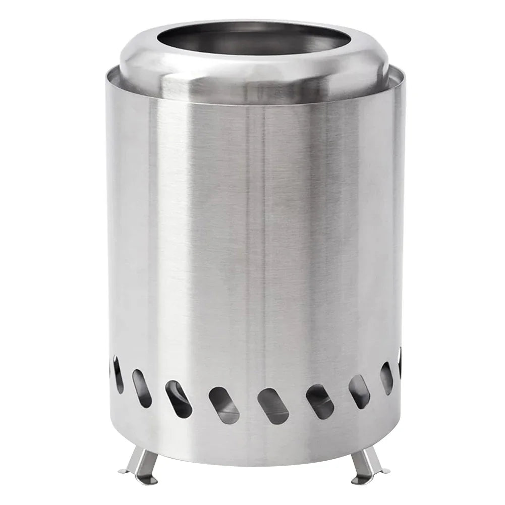 Smokeless Tabletop Fire Pit - Portable Indoor & Outdoor Mini Wood or Pellet Burning Bonfire Stove