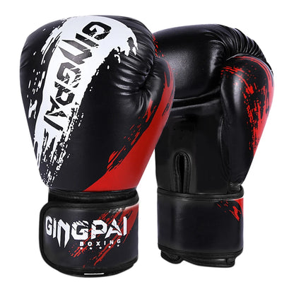 Adult Boxing Gloves - Comfortable Adjustable Punching & Sparring Mitts for Men - Black, Red, Blue Hand Protector