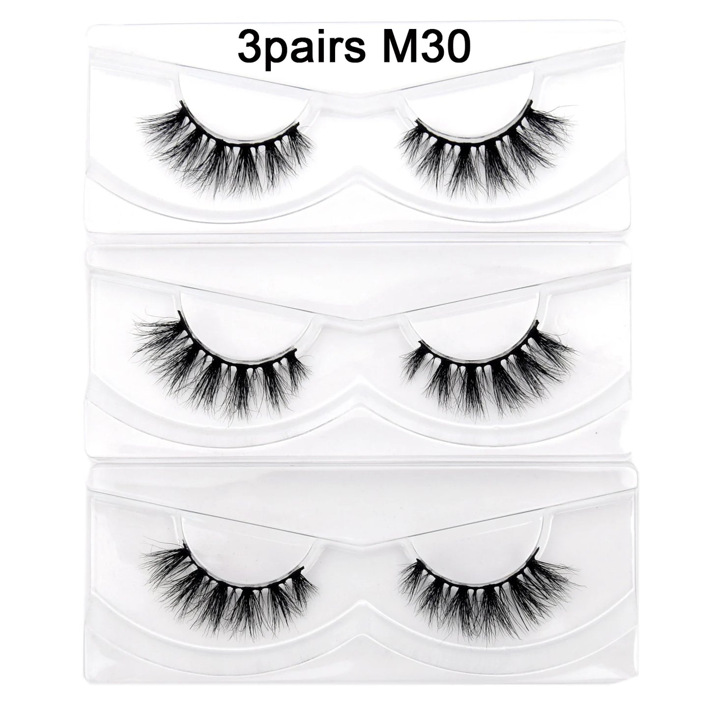 Visofree 13mm 3D Mink Eyelashes – Natural Long Handmade Cruelty-Free False Lashes for Makeup G04
