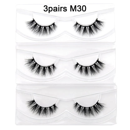 Visofree 13mm 3D Mink Eyelashes – Natural Long Handmade Cruelty-Free False Lashes for Makeup G04