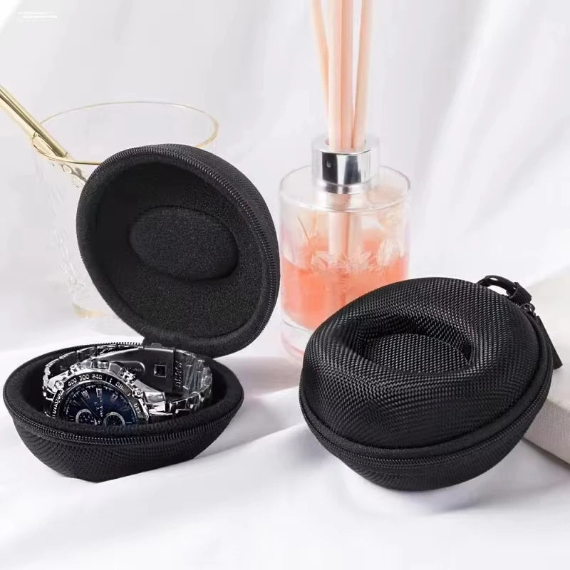 Portable EVA Watch Travel Case – Waterproof Organizer for Smartwatches & Watch Storage with Zippered Closure