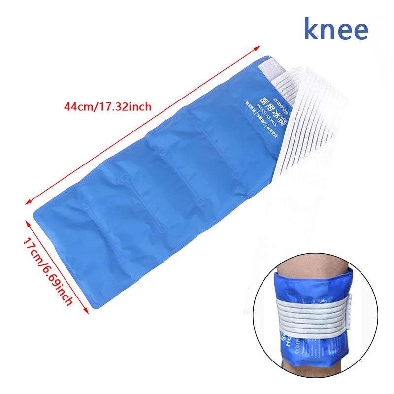 Ankle Brace Ice Pack Wrap – Reusable Hot & Cold Gel Therapy for Injuries, Sprains & Pain Relief