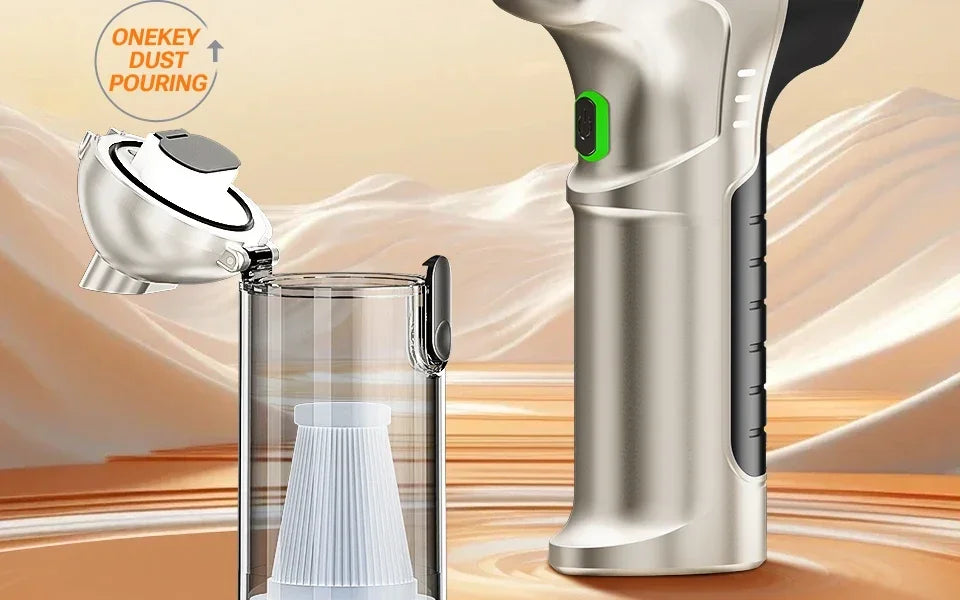 SZUK 9998700PA Car Vacuum Cleaner – Strong Suction Cordless Handheld Portable Cleaning Machine