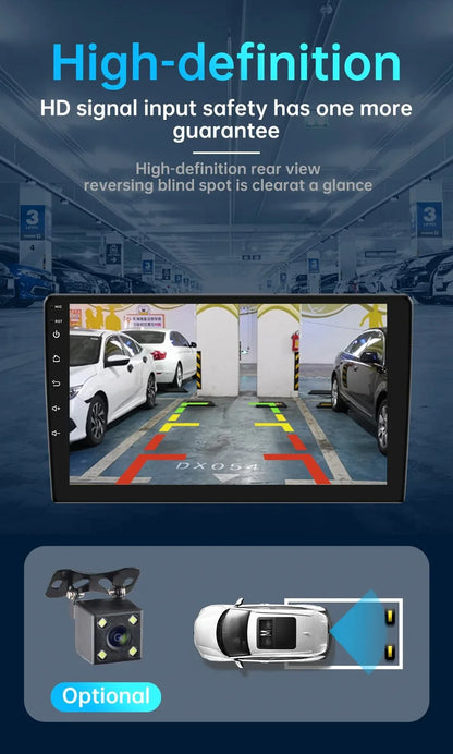 Android 13 Car Radio — 7/9/10" 2-DIN GPS Multimedia Player with 64GB, Wireless CarPlay & Android Auto