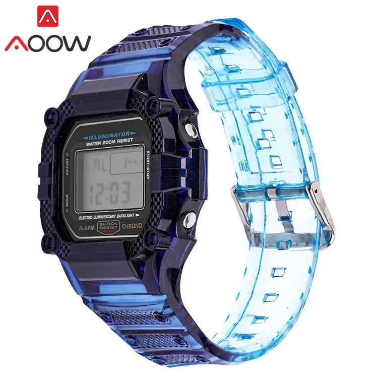 Transparent TPU Resin Watch Band and Bezel Kit for Casio G-SHOCK DW-5600 GW-M5610 GLS-5600 - Protective Replacement Strap and Case Set