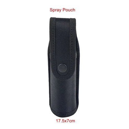 Tactical Duty Pouch - MOLLE Handcuff, Flashlight, Baton & Walkie Talkie Holder Case