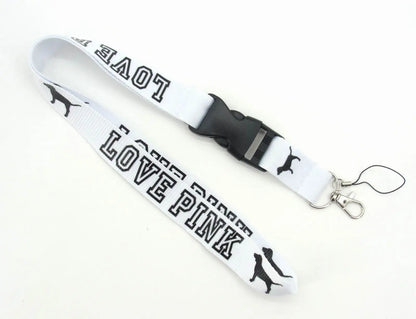LOVE PINK Cellphone Lanyard Strap – Detachable Buckle Holder for Keys, ID Cards, Clothing & Accessories (H005)