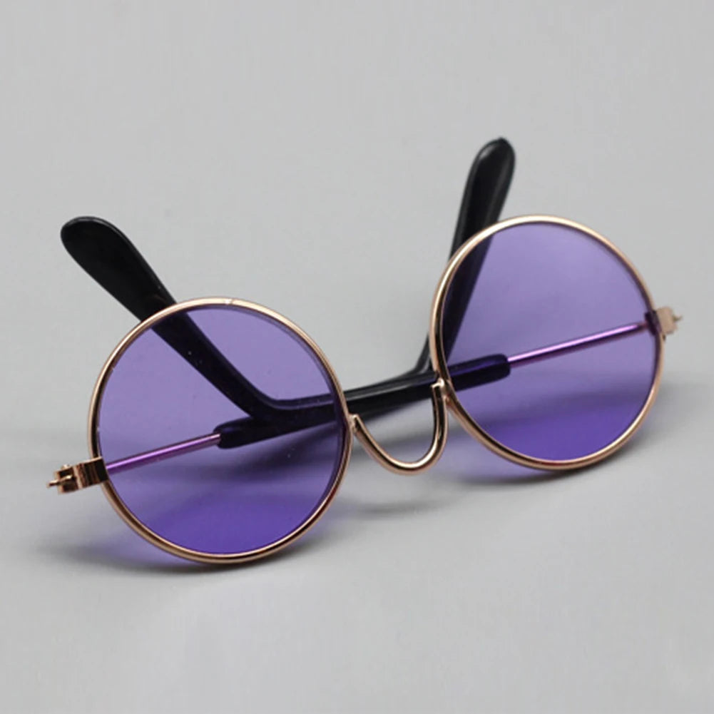 Labubu Doll Glasses – Cute Plastic Accessory for 10/15cm Cotton & Ropa Dolls