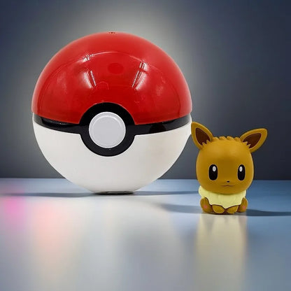 Authentic Pokémon PokéBall Adventure Pikachu & Squirtle Handmade Cartoon Doll Toy – Cute Kids Christmas Gift Ornament