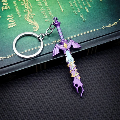 Zelda Tears of the Kingdom Keychain – Breath of the Wild Pendant Key Ring for Men