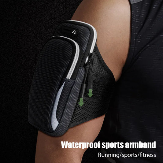 Universal Armband Sport Phone Case: Running Arm Holder for iPhone, Xiaomi, Huawei - Fits Phones Under 6.5" to 7.2