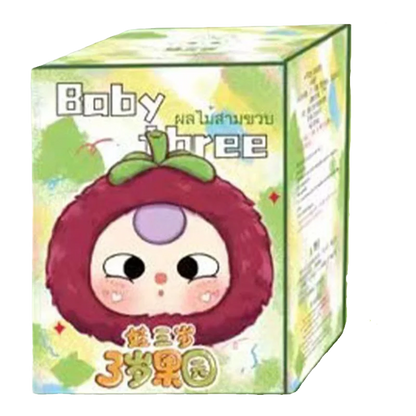 Baby Three Cute Fruit Plush Mystery Box — Stuffed Doll Blind Bag Toy for Girls, Perfect Birthday Gift