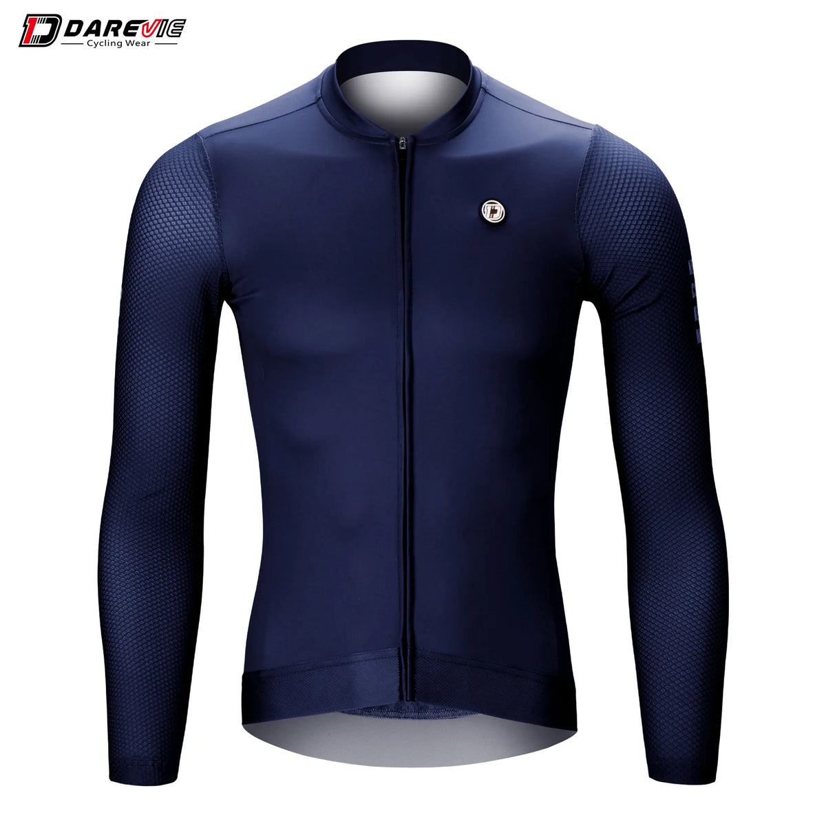 DAREVIE Cycling Jersey - Long Sleeve Aero 3D Mesh Breathable Cycling Shirt for Men and Women