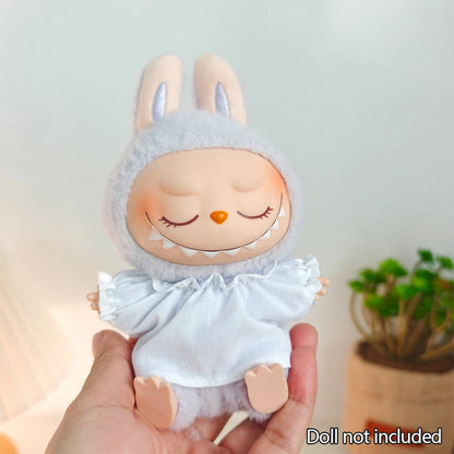 Labubu 15-17cm Pendant Sitting Baby Shark Bee Dinosaur Cute Doll Accessories & Decoration Clothes