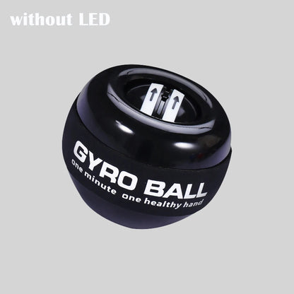 Gyroball Powerball Forearm Exerciser — Gyroscope Muscle Trainer for Wrist & Hand Fitness