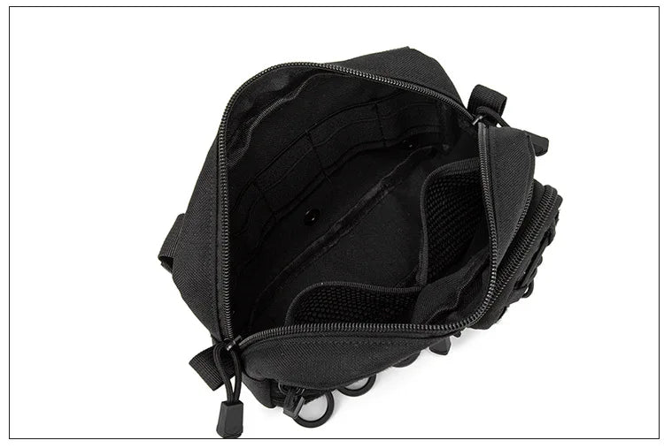 1000D EDC Molle Organizer Pouch – Horizontal Utility Tool Bag, Outdoor Waist Pack for EMT, Hunting & Fanny Pack Use