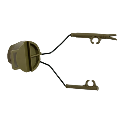 Tactical Headset Bracket – Ops Core Helmet ARC Rail Adapter Set for Comtac II Series Military Noise Cancelling Headset