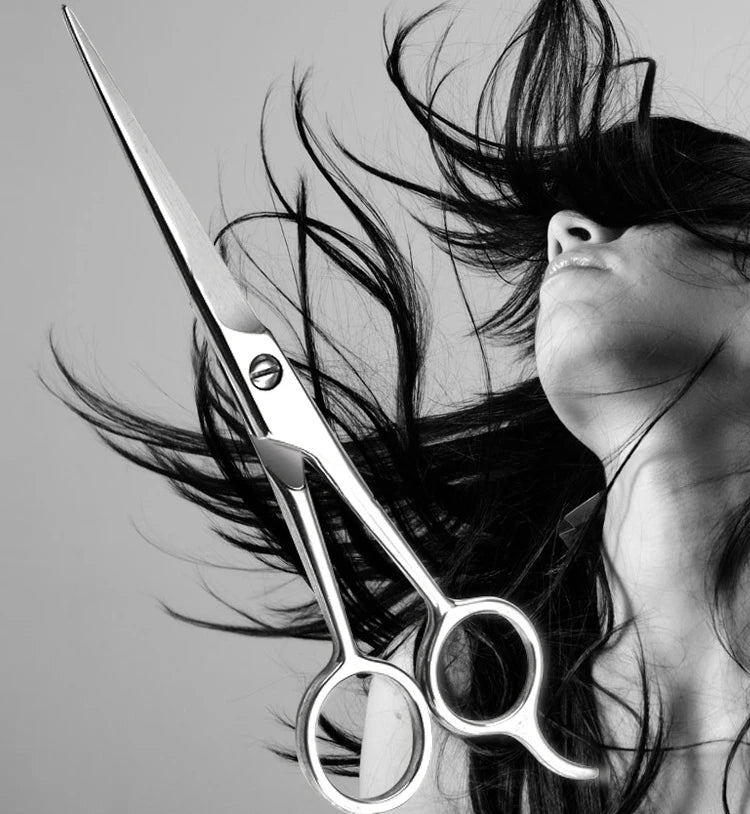 Professional Hairdressing Scissors – Stainless Steel Hair Cutting Shears for Barbers & Salon Stylists