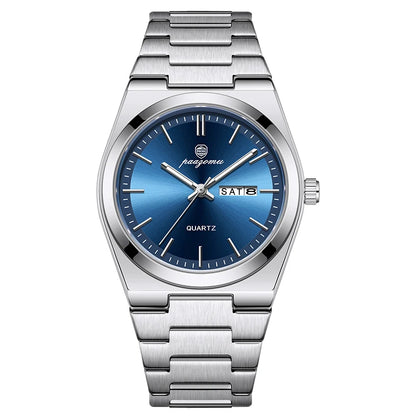 PAAZOMU Ultra Thin Minimalist Quartz Watch – Waterproof Luminous Wristwatch for Men & Women, Comfortable Everyday Style