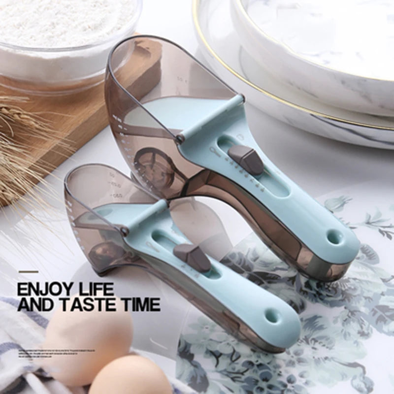 Digital Measuring Spoon - Precision Kitchen Measuring Tool with Cup Attachment for Baking and Cooking - Essential Kitchen Accessory