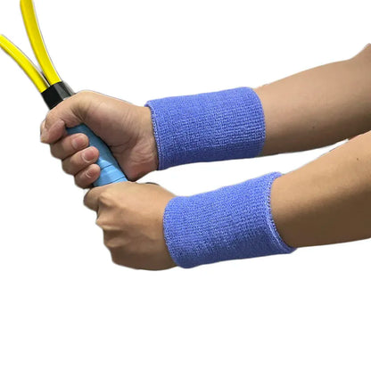 2PCS Sports Wristbands – Tennis & Fitness Sweat Bands for Basketball, Volleyball, Padel with Wrist Guard Cuffs