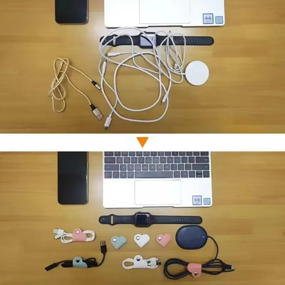 10/5/1PCS Cable Protectors & Clips – Travel Data Cord Organizer, Earphone & Charging Cable Storage Buckle, Decorative Cord Accessories