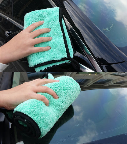 Portable 1200GSM Super Soft Microfiber Car Drying Towel – Ultra Absorbent Premium Wash Cloth