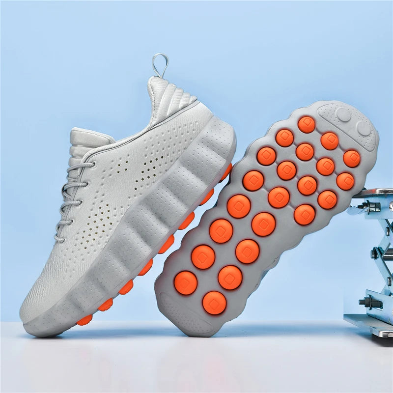 ClaWave Unisex Running Shoes - Breathable Knit Cushion Non-Slip Walking & Sports Sneakers