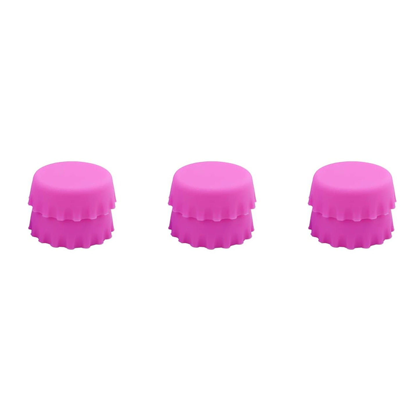 2/6/12pcs Silicone Beer Bottle Caps – Preservative Covers for Wine, Vinegar, Soy, and Cocktail Bottles