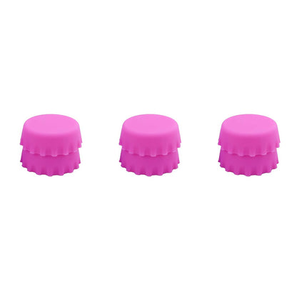 2/6/12pcs Silicone Beer Bottle Caps – Preservative Covers for Wine, Vinegar, Soy, and Cocktail Bottles