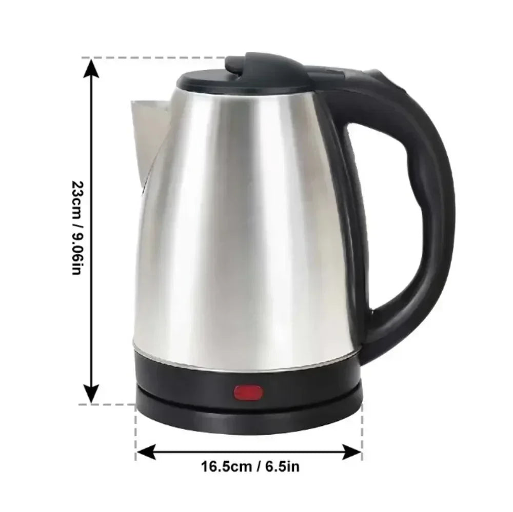 2L Stainless Steel Electric Kettle | 1500W Smart Whistle Kettle for Tea & Coffee