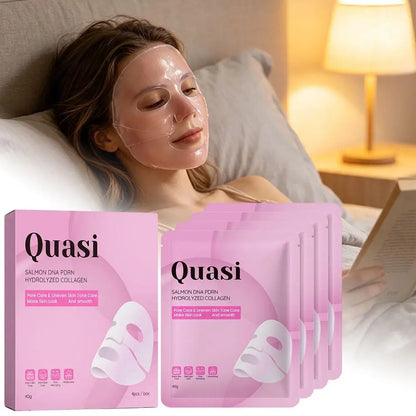 Bio Collagen Overnight Face Mask - 4-Piece Set for Nourishing, Brightening & Smoothing Skin