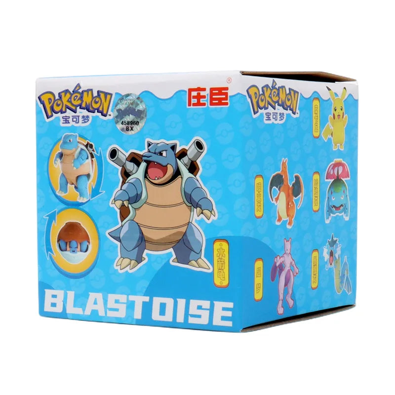 Pokemon Action Figures Set – Pikachu, Gengar, Dragonite, Snorlax & Pokeball Toys