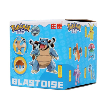 Pokemon Action Figures Set – Pikachu, Gengar, Dragonite, Snorlax & Pokeball Toys