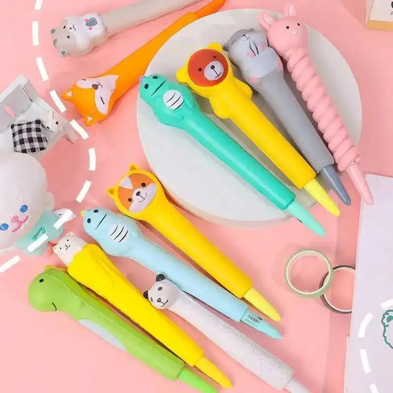 Cute Soft Gel Pen – Kawaii Cartoon Pen for School, Office, and Creative Stationery Supplies
