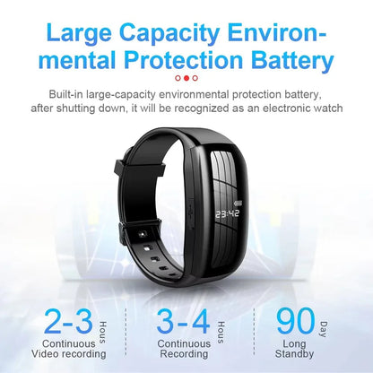 1080P HD Action Camera Watch - Portable Sports Video & Voice Recorder for Outdoor Use and Meetings