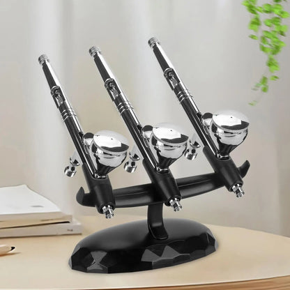 Durable Desktop Airbrush Holder Stand – Multi-Use Airbrush Storage for Painting, Makeup, Nail Art & Car Spray Tools