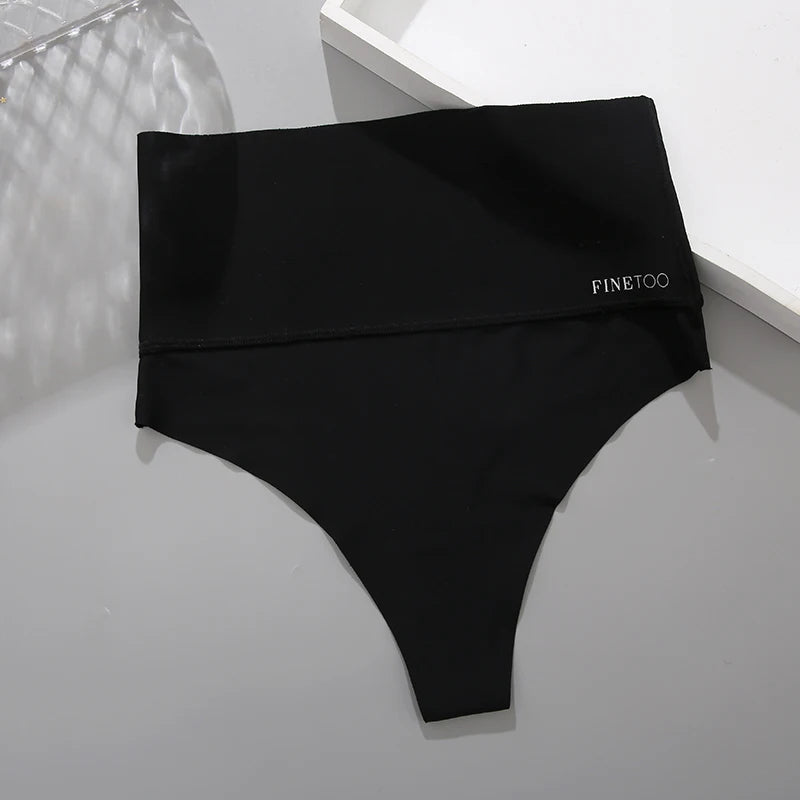 4PCS Seamless Ice Silk Panties Set for Women – Low Waist G-String, Soft Ultra-Thin Sexy Underwear Briefs