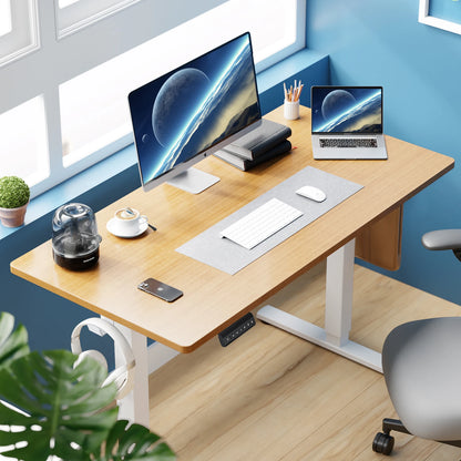 Electric Standing Desk - Height Adjustable 40x24 Inch Sit-Stand Ergonomic Workstation for Computer and Office