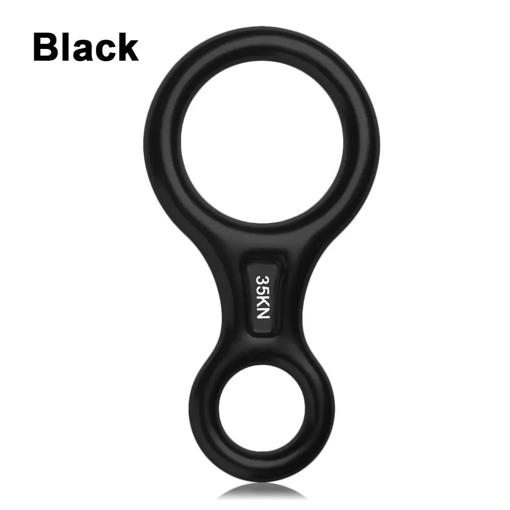 35KN Rock Climbing Descender – Figure 8 Rope Device for Downhill & Climbing Gear Equipment