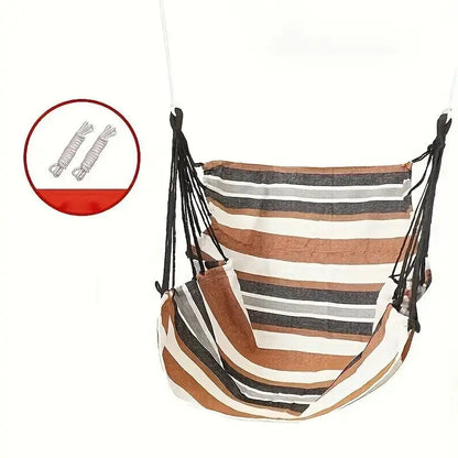 Durable Outdoor Camping Hammock - Adult & Kids Hanging Swing Chair for Travel, Indoor & Outdoor Relaxation