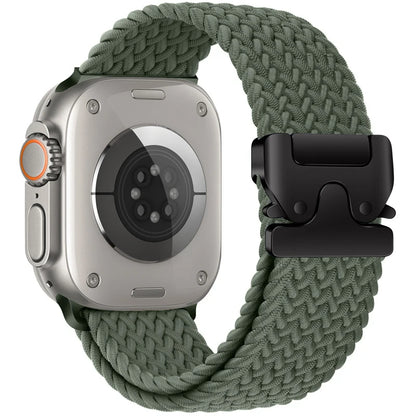 Parachute Braided Strap for Apple Watch – Compatible with 46mm, 45mm, 44mm, 41mm, Series 10/9/8, SE, Ultra 2, 49mm