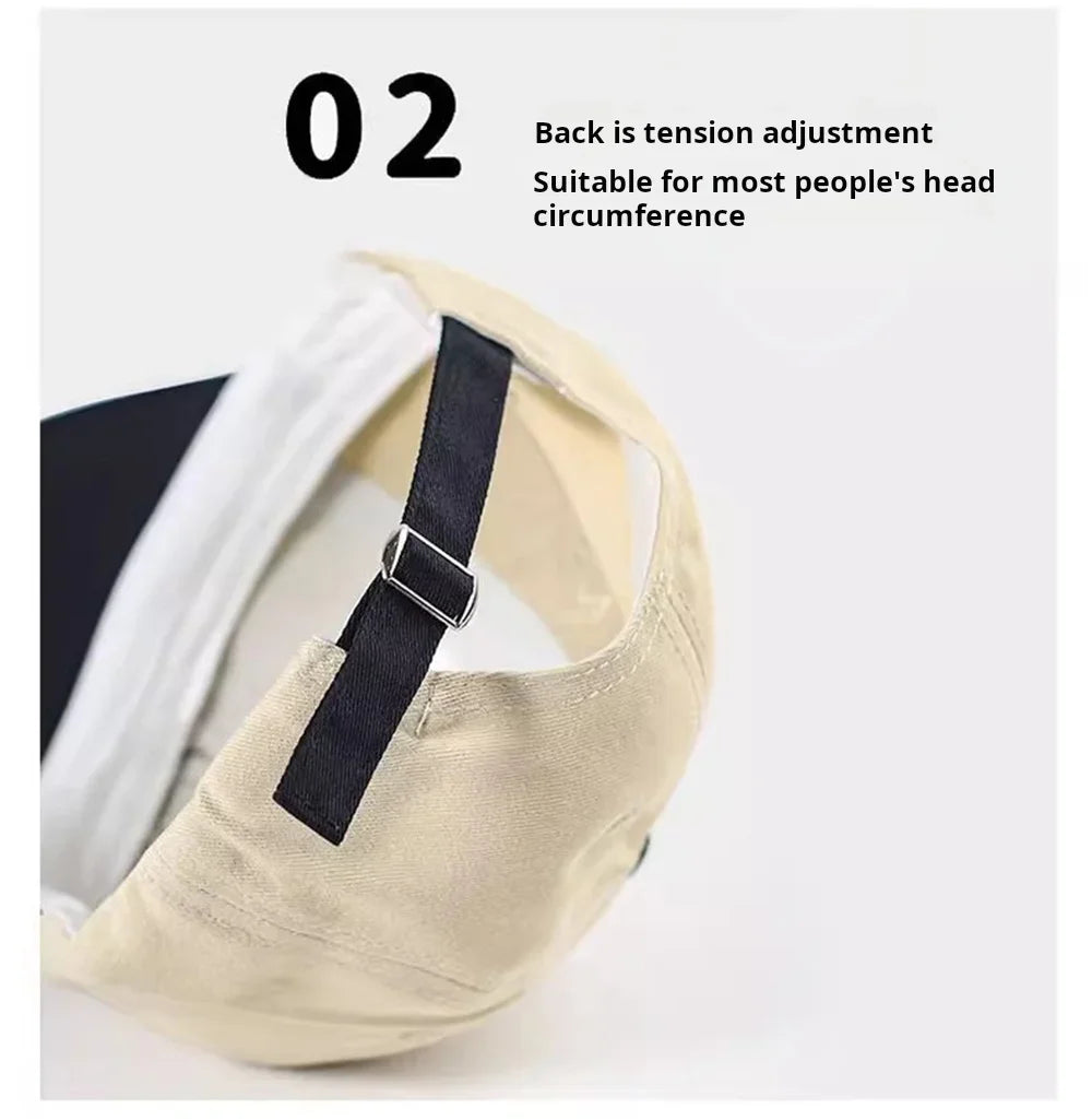 Unisex Baseball Cap – Fashion Letter C Patch, Color Block Design, Summer Sun Visor Hat for Men & Women