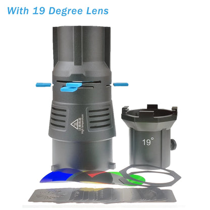 Focalize Conical Snoot Bowens Mount – Photography Condenser with Geometric Sheet Shapes, Gobo Filters & Gels