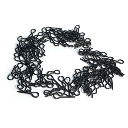 50PCS RC Car Body Clips & Pins — R Buckles for 1/5, 1/6, 1/7, 1/8, 1/12, 1/14, 1/16 RC Cars, Compatible with TRAXXAS & SCX10