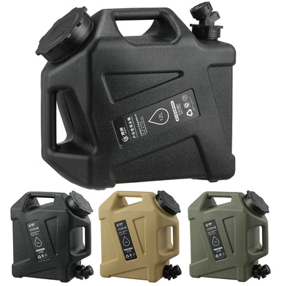 12L Camping Water Container – Large Capacity Outdoor Water Bucket with Faucet, Portable Car Water Tank for Camping, Cooking, Picnic