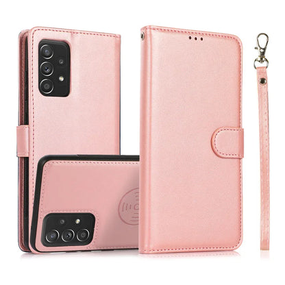 Samsung Galaxy A16–A15–A55–A14–A34–A54–A13–A33–A53–A73–A52–A72–A51 Case - Magnetic Flip Leather Wallet Cover with Card Slots