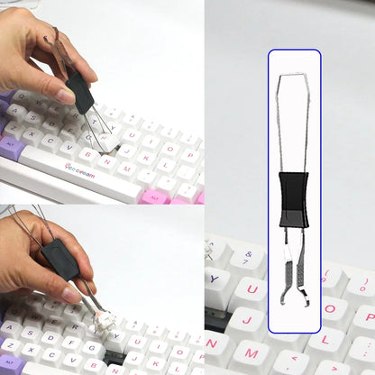 Keyboard Keycaps Switch Puller and Opener - Switch Lubrication Package for Mechanical Keyboards, Hot Swap Accessory Kit for Gamers