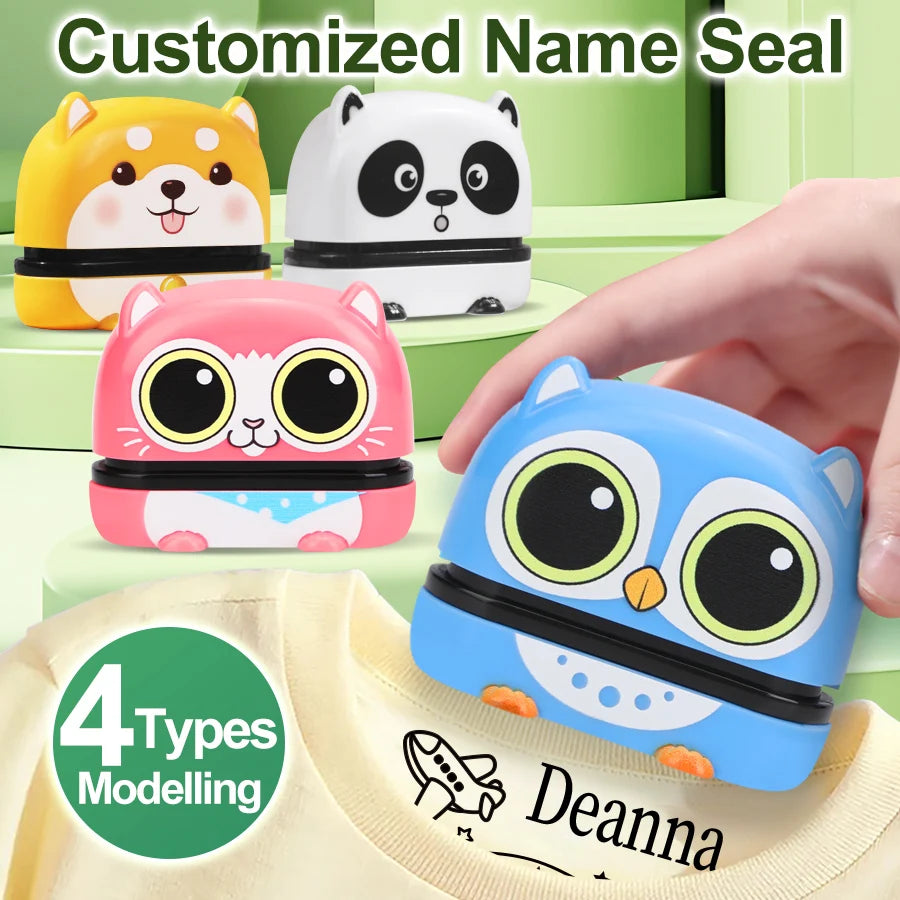 149pcs Personalized Name Stamp Set – Waterproof, Non-Fading Baby & Kindergarten Engraved Seals, Perfect Student Gift