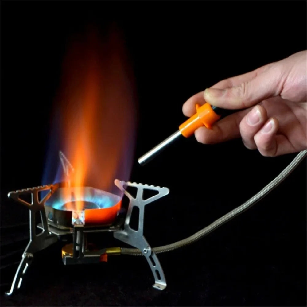 Portable Camping Stove Accessories - Electric Pulse Igniter, Piezoelectric Igniter for Outdoor Cooking and BBQ
